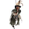 Halloween Witch Sound Activation Function Screaming Sounds Horror Atmosphere Voice Control Electric-props Haunted House Setting Ornament Hanging