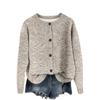 Women's Vintage Knit Button Vintage Print Cardigan Jacket