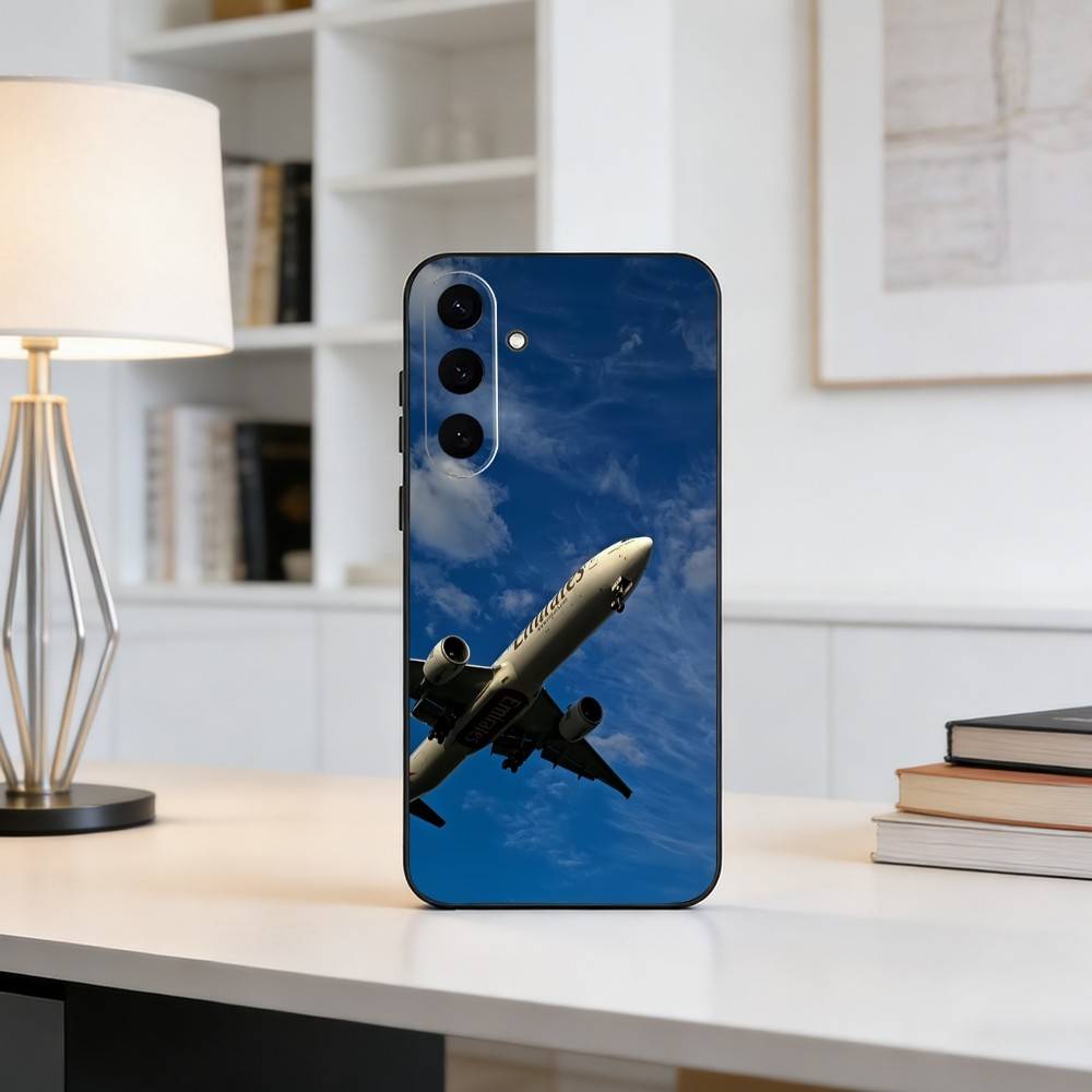 Airplane Plane  Phone Case For Samsung Galaxy A73,A72,A71,A70,A52,A51 Others Soft Black Cover