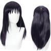 60cm Long Dark Purple Wig Cosplay Anime Jujutsu Kaisen Iori Utahime Costume Heat Resistant Synthetic Hair Women Party Wigs
