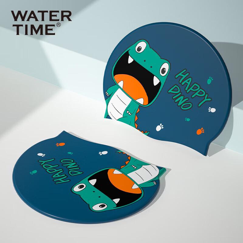 WATERTIME Kinder Wasserdichte Silikon-Badekappe