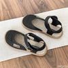 Sandalias de Mujer Casuales Cómodas de Malla Transpirable para Verano con Punta Redonda Suela Blanda Elegantes Minimalistas