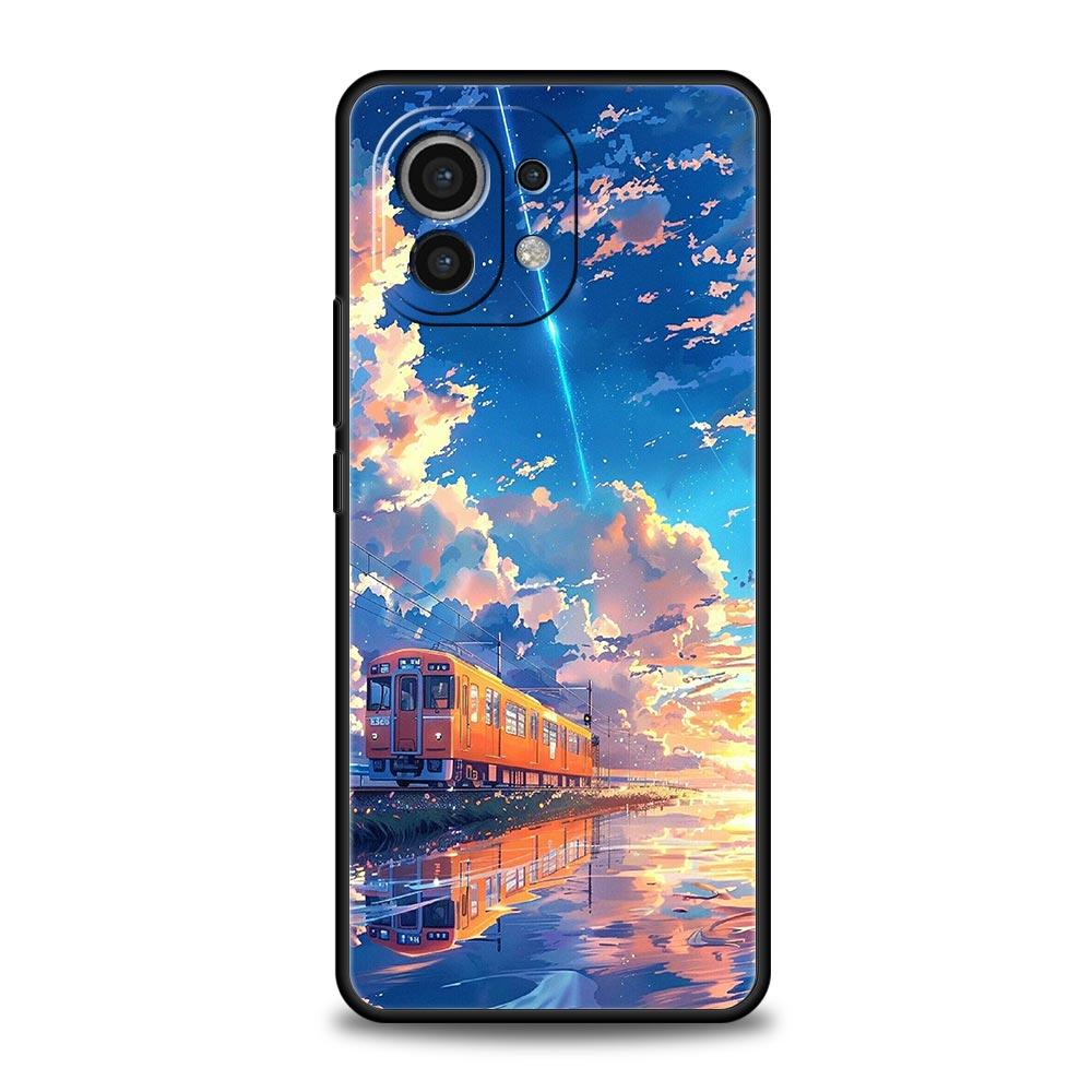 Phone Case For Xiaomi Mi 15 14 14T 13T 12T Pro 12 13 11 Lite 5G 11T X6 X5 Pro Soft TPU Cover Cartoon Sky