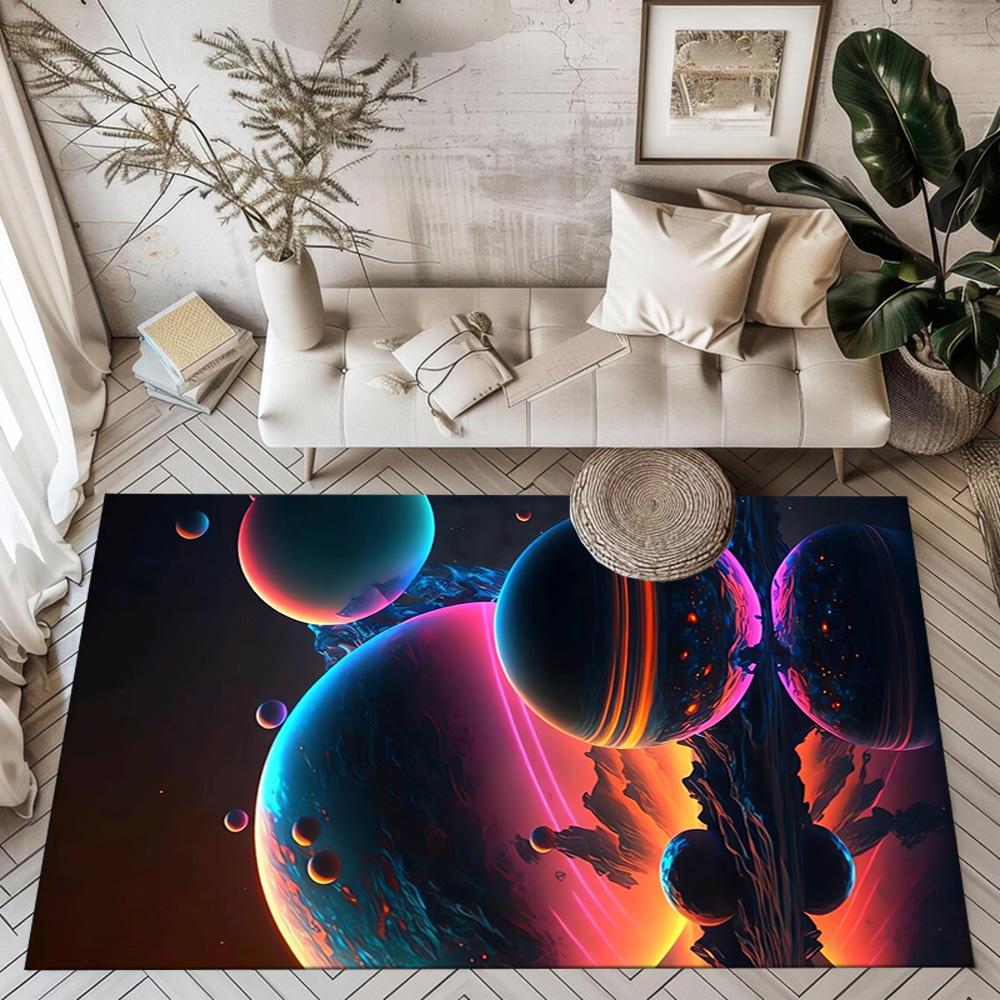 Cosmic Portal Exploration Floor Mats for Living Room, Bedroom and Room Decoration Are Suitable for Gifts.