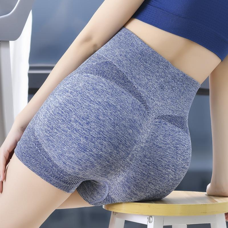 High-Waisted Fitness Shorts for Women - Seamless Stretchy Yoga and Cycling Peach Butt Shorts