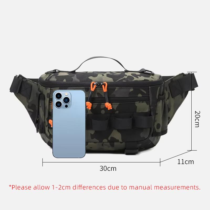 Fanny Pack Waist Chest Backpack Outdoor for Men Women Fishing Sling Bag Hip Rig Cycling Camping Multifunctional Bag