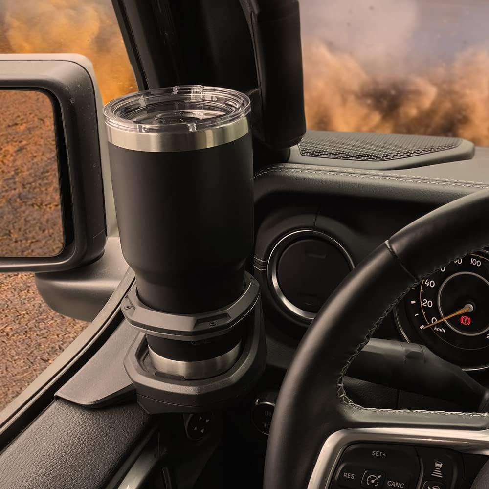 Left Side Window Cup Holder ABS Fits For Jeep Wrangler JL Gladiator JT 2018-2023