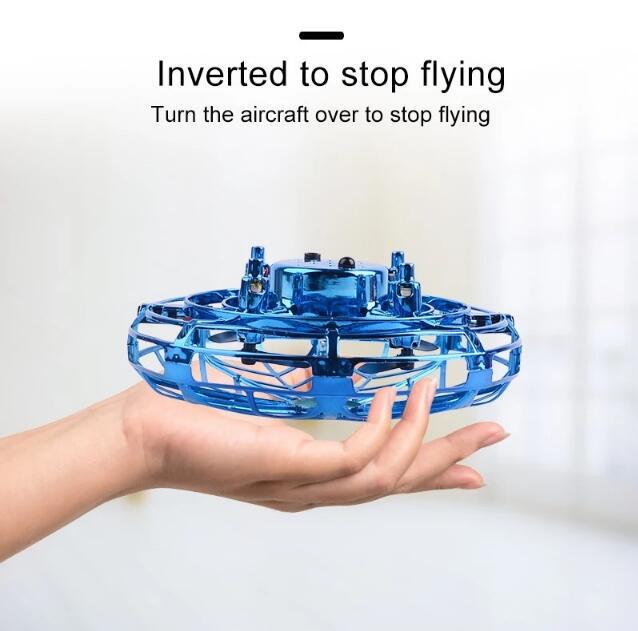 Flying Helicopter Mini Drone RC Drone Infraed Induction Aircraft Quadcopter Upgrade RC Toys For Kids