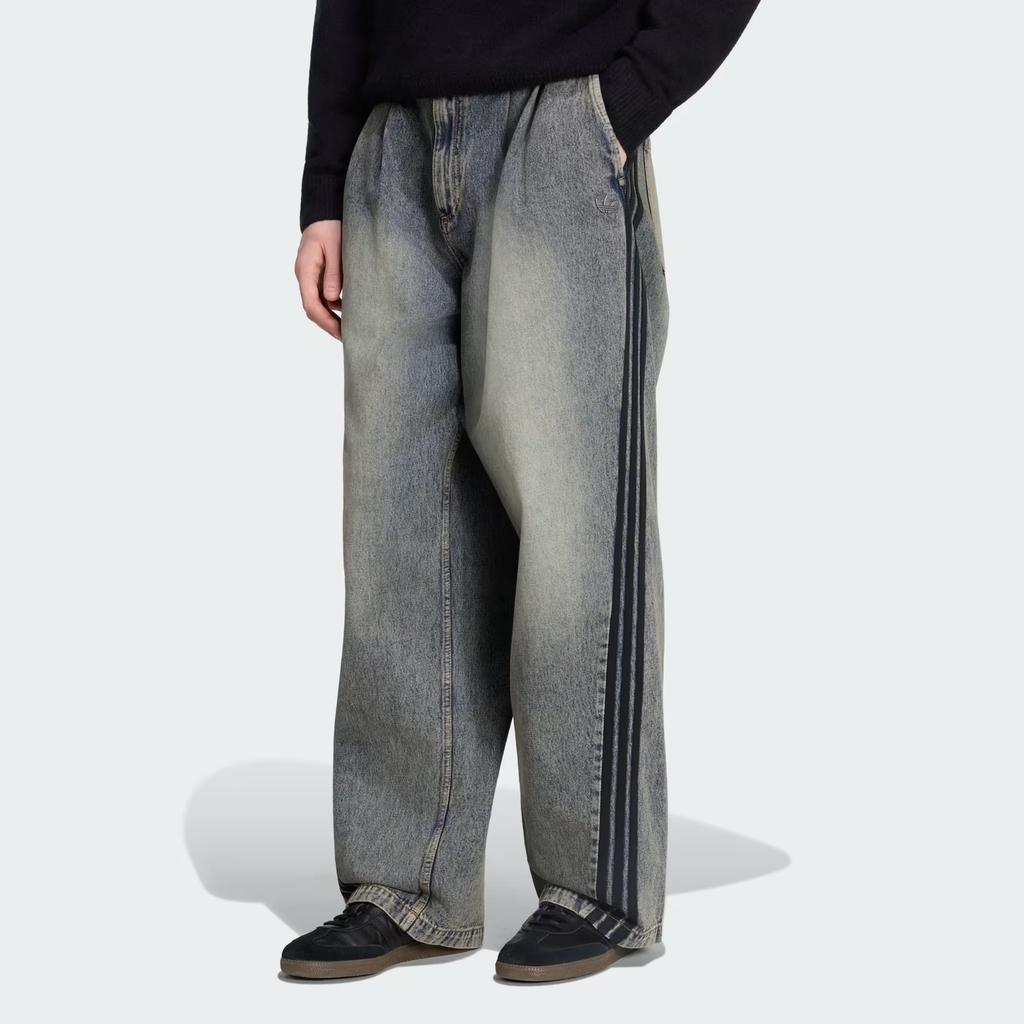 adidas Jeans Originals Adilenium Solid a Vita Media Gamba Dritta Uomo pantaloni KX4821
