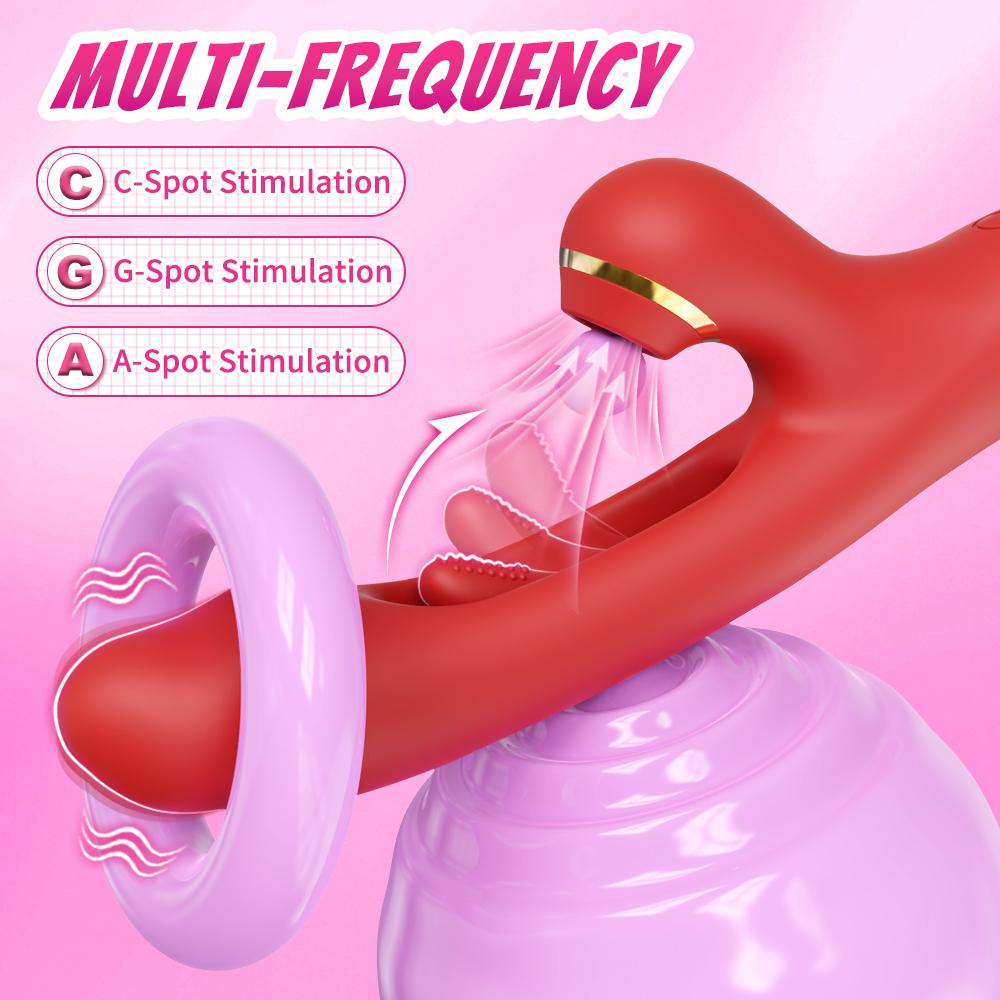 Tapping Flapping G Spot Vibrator Dildo For Women Clitoris Clit Stimulator Sex Toys Sucking Vibrators For Adult Toys Sextoys