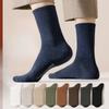 Men's Autumn and Winter Warm Pure Cotton Anti Odor and Sweat Absorbing Mid Calf Socks