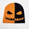Halloween Series Jacquard Knitted Hat European and American Fashion Skull Portrait Beanie Pullover