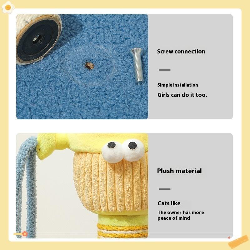 New Natural Sisal Cat Climbing Frame Water Bottle Cat Tree Protect Sofa Toy for Kittens and S