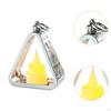 Bedside Lamp Desktop Atmosphere Light Lightweight Decorative Triangle Desk Ornament for