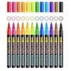12Pcs Soft Color Marker Highlighters Set With Friendly Materials School Classroom Organization Tools For Note Taking