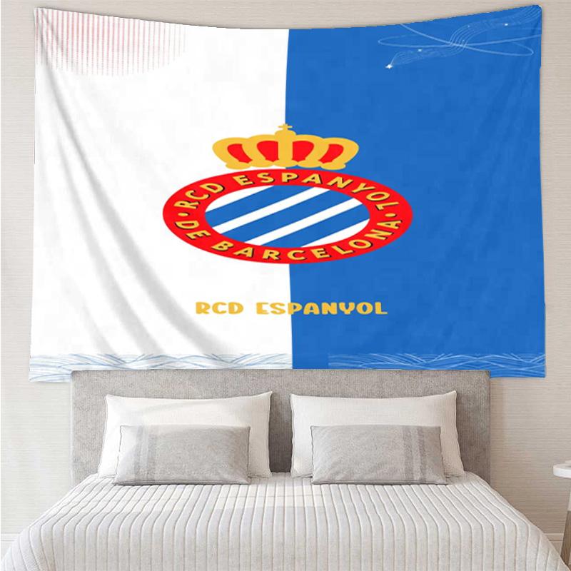 Real Sociedad Crest Design Tapestry Hanging for Bedroom,Livingroom, Playroom,Decor Art Room Wall Tapestry Holiday and Birthday Gifts