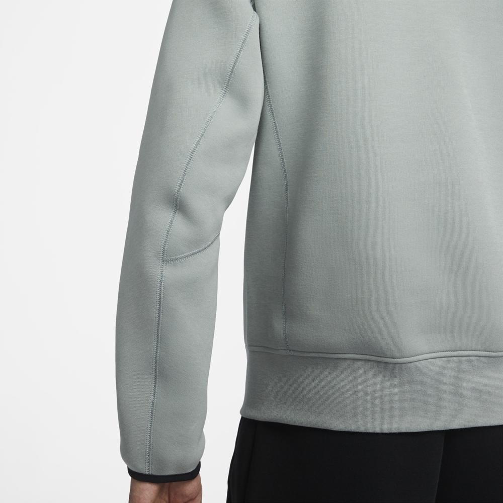 Nike Αθλητικά Ρούχα Tech Fleece Ανδρική Φούτερ Μπλούζα με Κουκούλα Μικα-Πράσινο FB8017-330