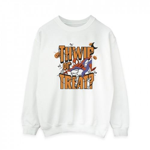 Marvel Womens/Ladies Spider-Man Thwip Or Treat Sweatshirt