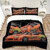Car Artwork Print 3Pcs Bedding Setduvet Cover With 2 Bedropillowcase Home Birthday Gift