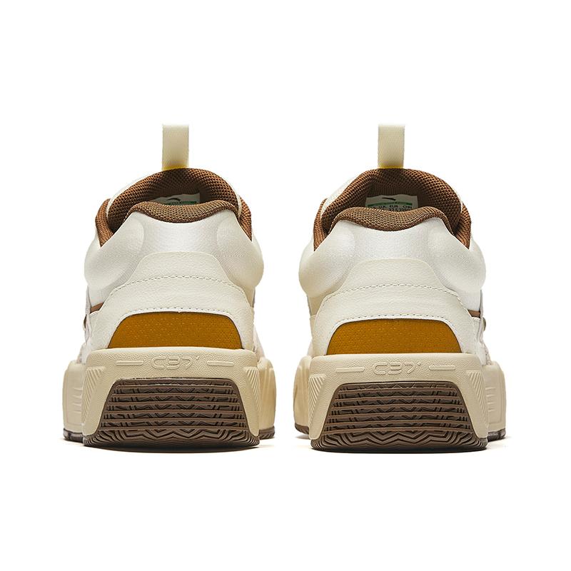 Anta C37 Series Comfortable Simple Versatile Non-Slip Wear-Resistant Lightweight Increased Height Low-Top Skate Shoes Women Sneakers 922448081-5