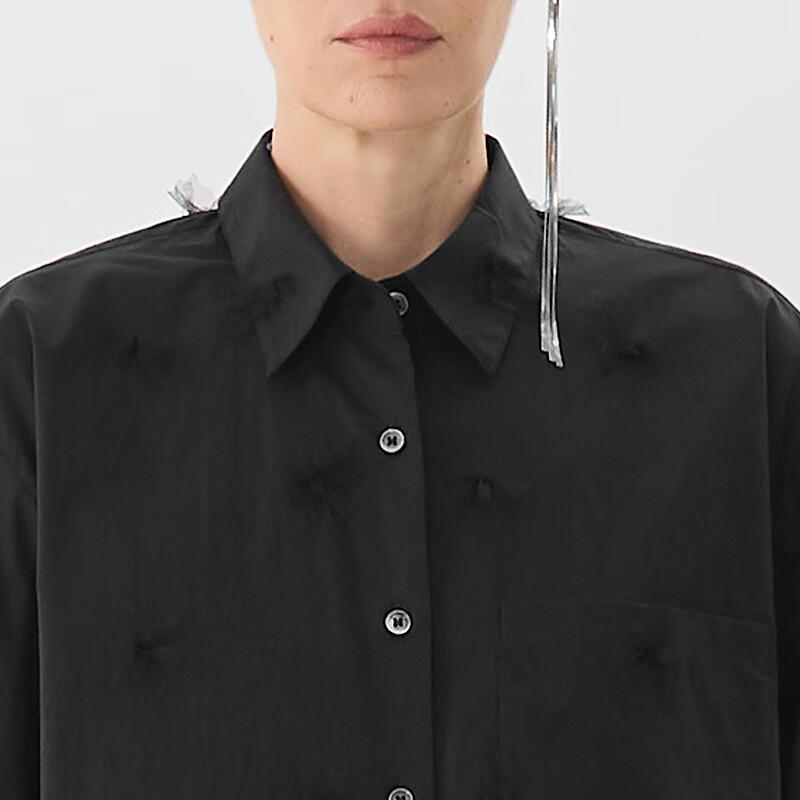 JNBY 2025 Spring Loose Long Sleeve Shirt