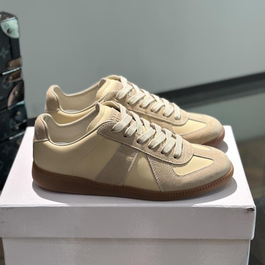 Ρετρό ζευγαριού, μαλακά, από γνήσιο δέρμα, ευέλικτα, casual αθλητικά παπούτσια με λουράκια και επίπεδα αθλητικά παπούτσια