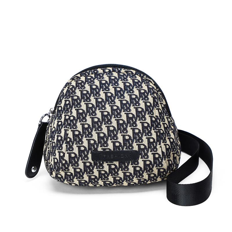 New Trendy and Autumn Small Canvas Bag Fashionable Casual Crossbody Bag Versatile Niche Single Shoulder Women's Bag