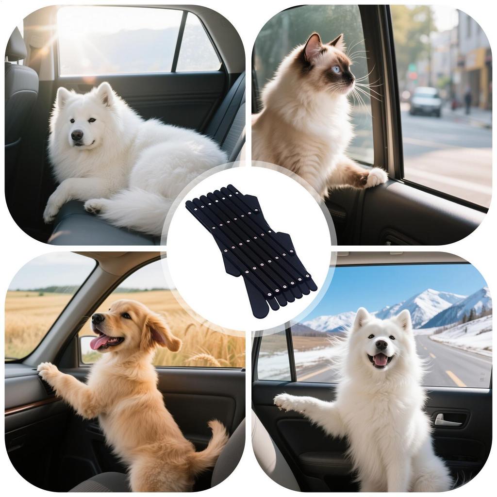 Car Window Dog Barrier Extendable Car Window Pet Gate Prevents Pets From Leaping Out Security Protection Guardrail Accessories