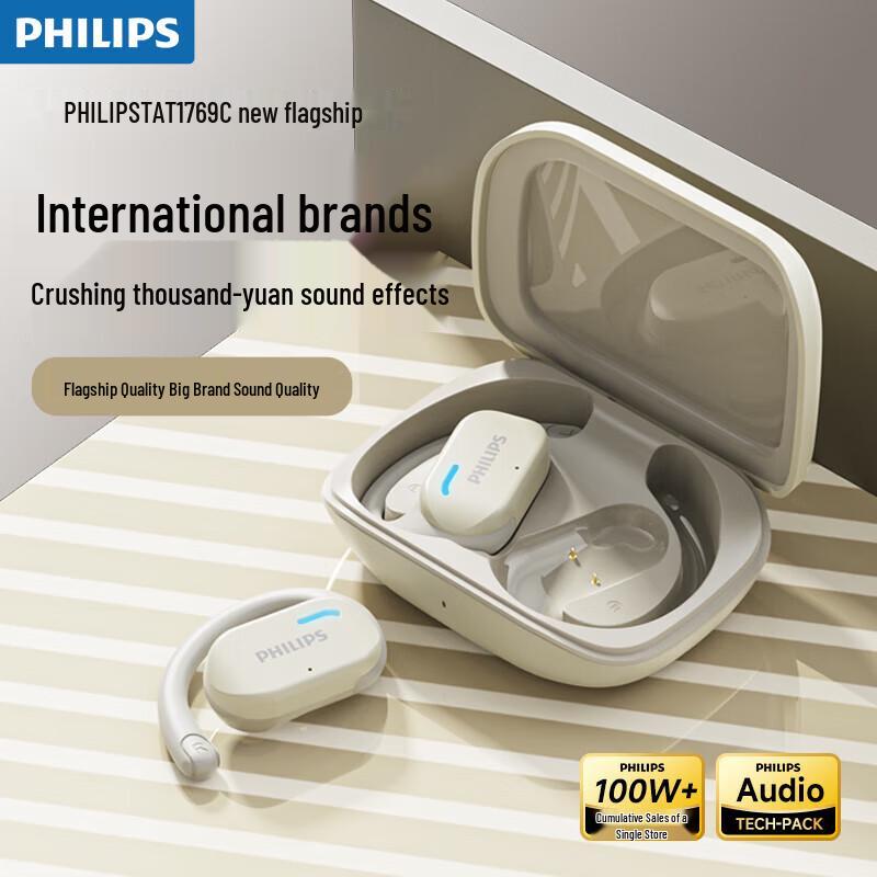 Philips TAT1769 True Wireless Open-Ear Hook Headphones