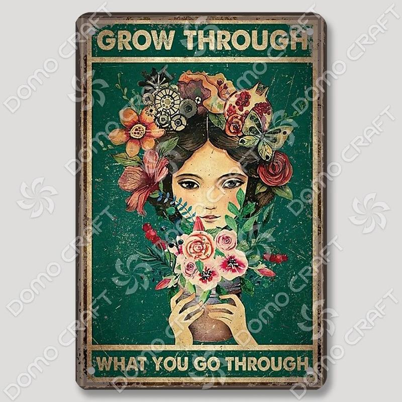 Vintage Cats Gardening Metal Tin Sign  xcm Wall Decor for Cafe Farmhouse Backgarden  Perfect for Home Decor  Gifts