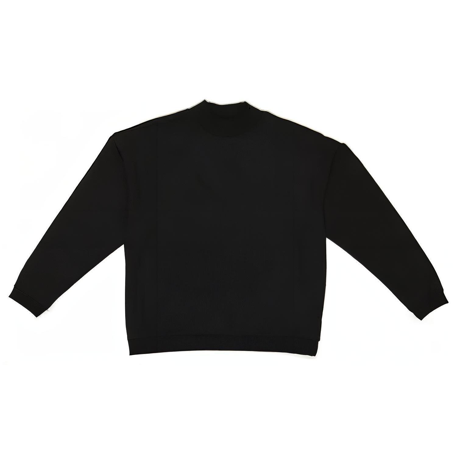 New Balance MET24 Mock Neck Sweat Asia Sizing Black Men s AMT25003-BK L