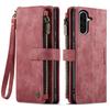 For Samsung Galaxy A36 5G Phone Cases with Strap CASEME C30 Zipper Multiple Card Holder PU Leather Cover