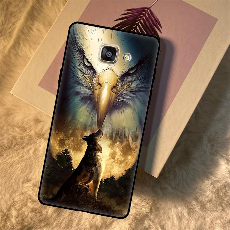 Animal Lion Wolf Tiger Eagle Case For Samsung Galaxy J3 J5 J7 2017 J1 A3 A5 2016 A7 A9 J4 J6 A6 A8 Plus J8 2018 Cover
