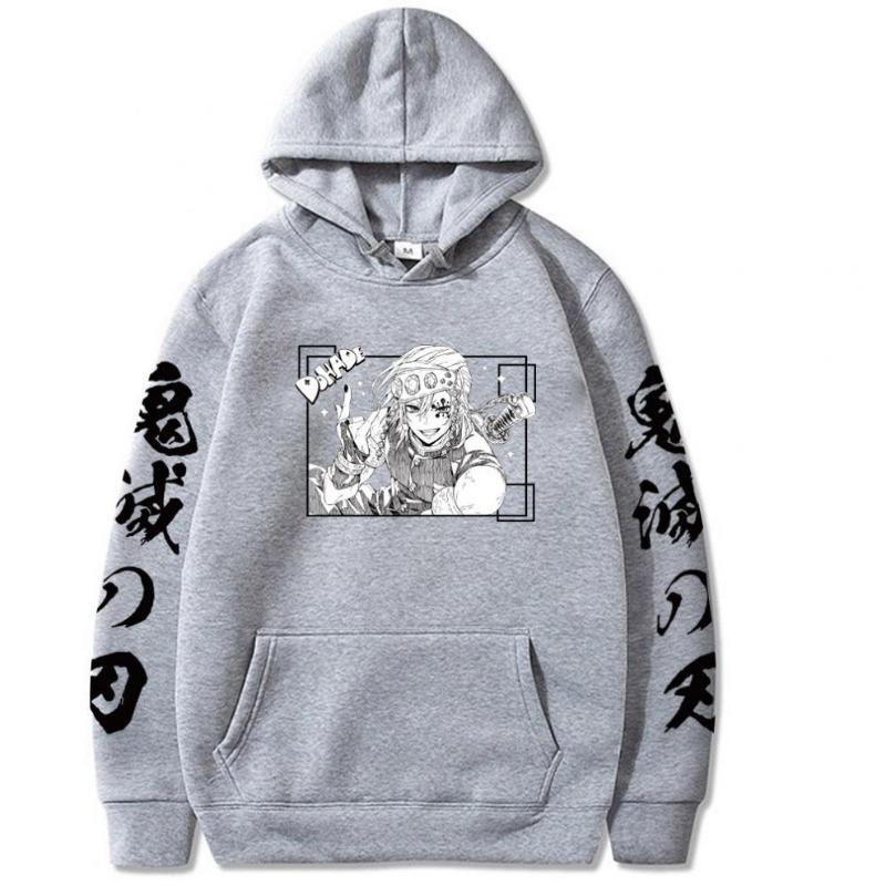 Kimetsu No Yaiba Harajuku Anime Demon Slayer Hoodie Kawaii Manga Uzui Tengen Cool Graphics Sweatshirts Tops