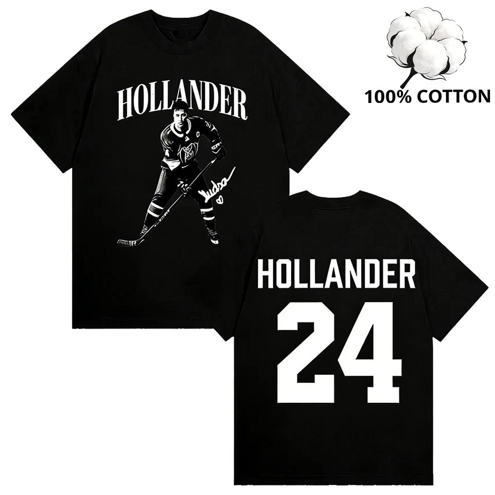 Adult Summer Shane Hollander Ice Hockey Sport Retro Style Printed TShirt Street Trendy Look 100 Cotton Suitable Both Men Women