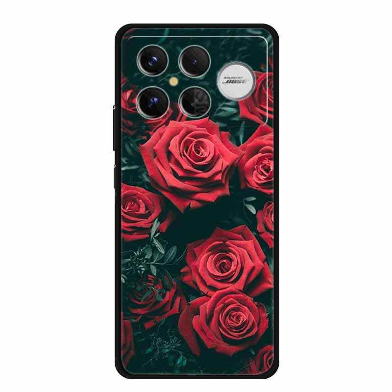 For Redmi K90 Pro Max Case Flowers Soft Silicone TPU Phone Cases for Xiaomi RedmiK90 Pro Max Shockproof Animals Protective Cover