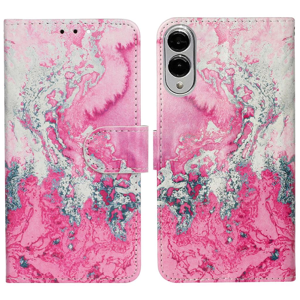 For Samsung Galaxy S25 Edge Case Pattern PU Leather Flip Phone Cover