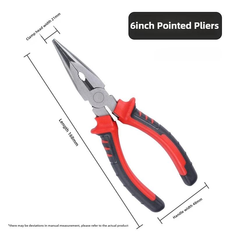 

Heavy Duty Electrician Pliers - Large Jaw Opening for Cutting, Twisting & Gripping Metal Wires, Industrial Multifunction Tool