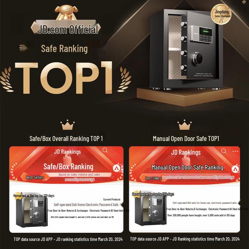 Deli AE610 Home & Office Password Safe, 45cm