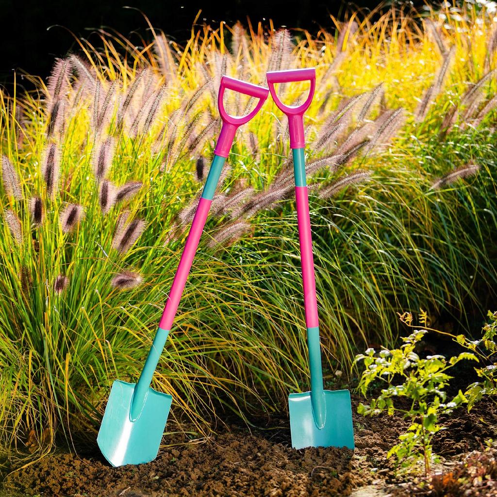 KADAX Spade Shovel Sharp Ladies 115cm Metal Garden Handle Ergo