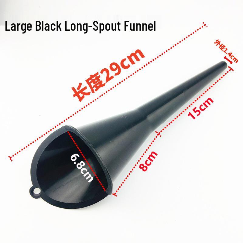 Long-Spout Hands-Free Funnel for Car and Motorcycle Fuel and Oil Additives