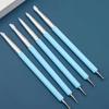 5Pcs/Set Clay Modeling Sculpting Kit Silicone Tip Clay DIY Craft Pottery Tool