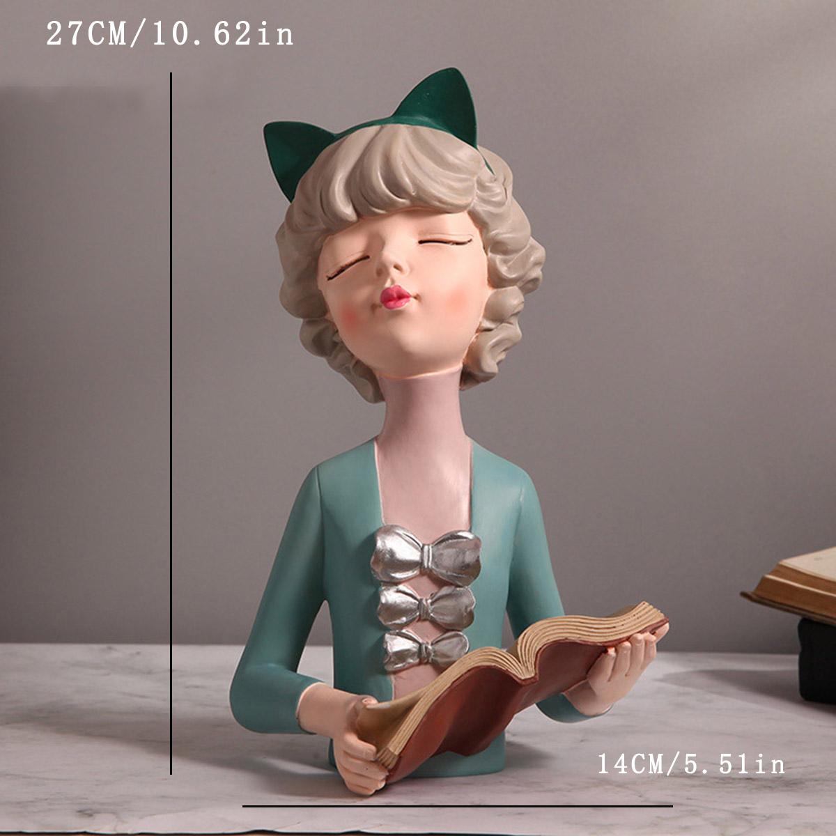 1 pc Charming Modern Girl Statue