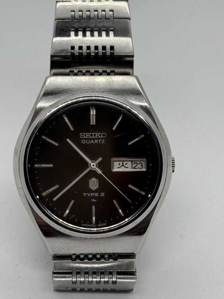 [USED] SEIKO Quartz Watch TYPE II Black