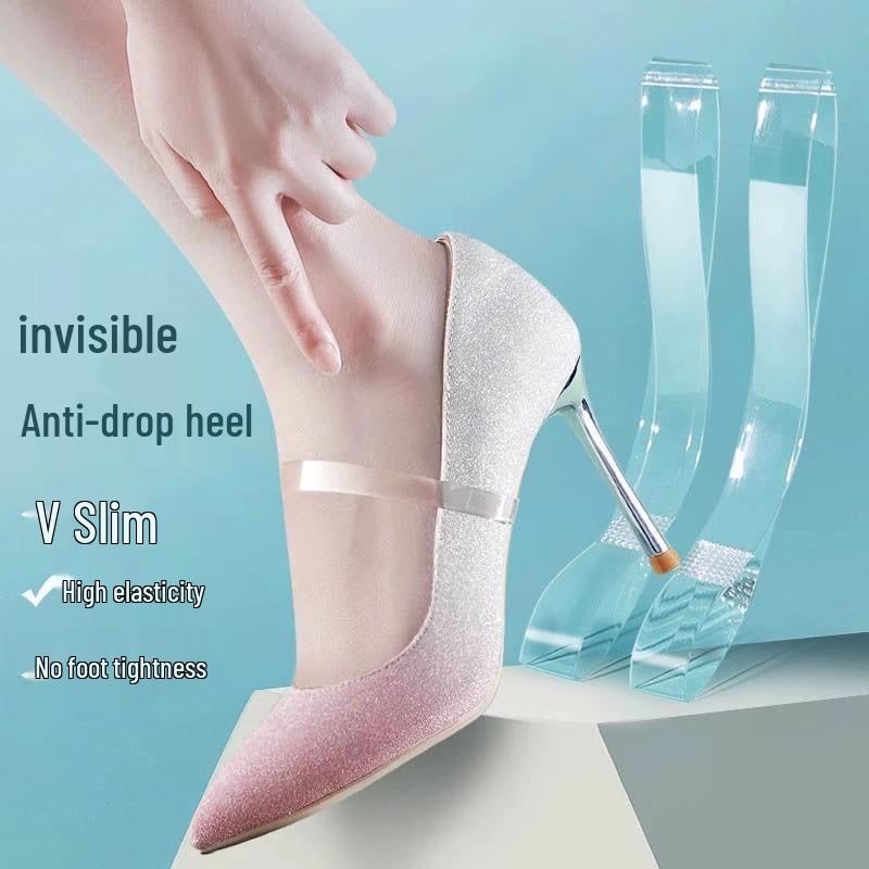 

Women s Elastic Anti-Slip High Heel Straps - No Installation Required
