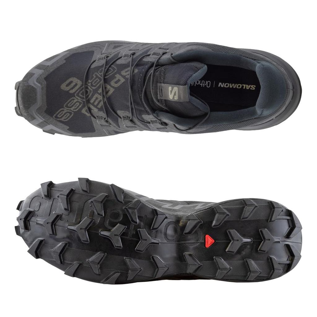 Salomon SPEEDCROSS 6 Trail Running L41742800 Shoes, (Black/Size 24.0/Women's) [Used]