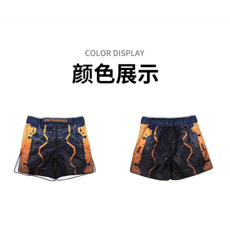 Mens Fight Shorts BJJ MMA Training Grappling Cage Fighting Athletic