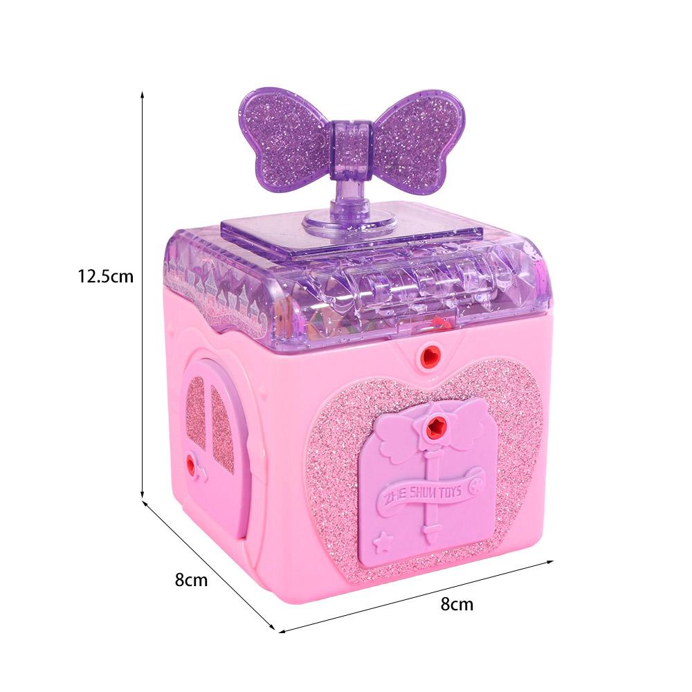 With Lock Key Girls Jewelry Box Princess Girl Girl's Jewelry Toys Treasure Chest Toy Kids Toy