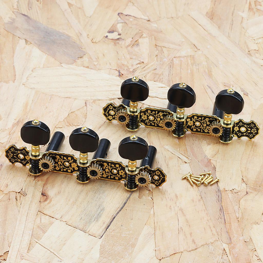 3R 3L Guitar String Tunings Pegs Classical Guitar Machine Head Knobs Tunings Key Left Right Hand Acoustics Guitar Tuner