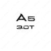 Glossy Black 3D Letters Emblem For A5 Series 2.0T TDI TFSI 35TFSI 40TFSI 45TFSI 2.0TDI 3.0TDI NGHXDR0 Car Trunk Logo Sticker Accessories